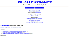 Desktop Screenshot of funkmagazin.de